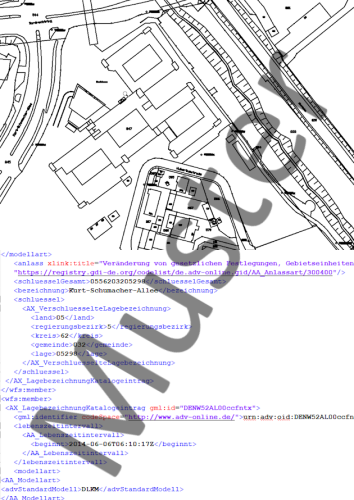 ALKIS-Daten ohne Eigentümerinformationen